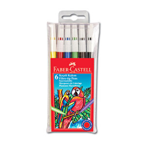 Faber-Castell Redline Keçeli Kalem Karışık Renkler 6'lı Paket buyuk 4