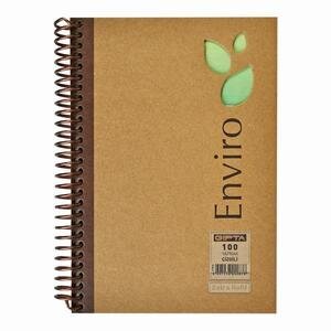 Gıpta Enviro Kraft Sert Kapaklı Spiralli A4 Çizgili Defter 100 Yaprak