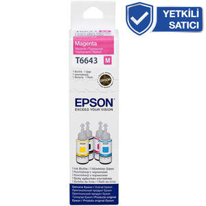 Epson 6643 C13T66434A Kırmızı Orijinal Mürekkep