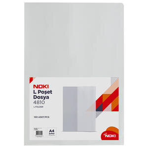 Noki 4810 A4 L Şeffaf Poşet Dosya 100'lü Paket
