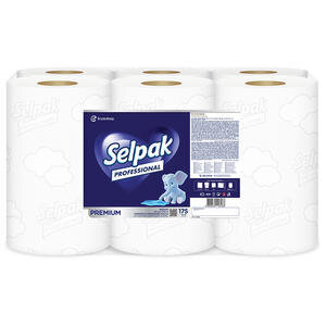 Selpak Professional Premium Sensörlü Kağıt Havlu 25 cm 12 kg - 6 Rulo