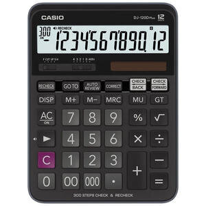 Casio DJ-120D Plus Profesyonel Masaüstü Hesap Makinesi 12 Haneli