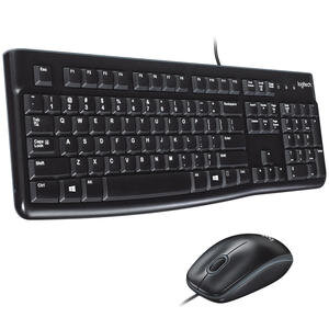 Logitech MK120 Kablolu Klavye Mouse Seti Siyah 