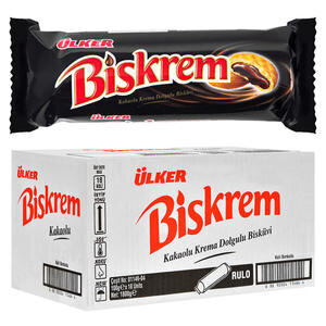 Ülker Biskrem Kakaolu Rulo 100 gr 18'li