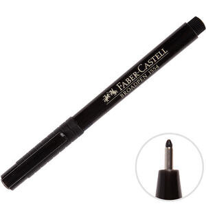 Faber-Castell Grip Broadpen 1554 Fineliner Kalem 0.8 mm Siyah