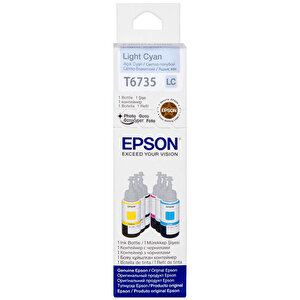 Epson L800 Kartuş Açık Mavi (Light-Cyan) 70 ml C13T67354A buyuk 1