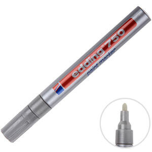 Edding 750 Boya Marker Kalem Gümüş
