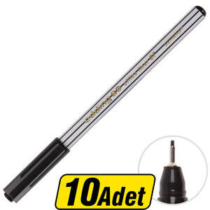 Edding 89 Fineliner Keçeli Kalem Siyah 10'lu Paket