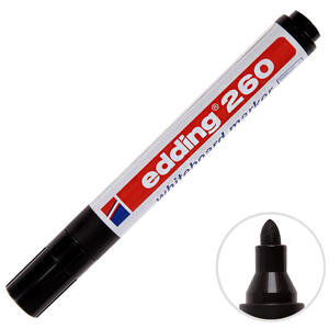 Edding 260 Tahta Kalemi Tekli Siyah