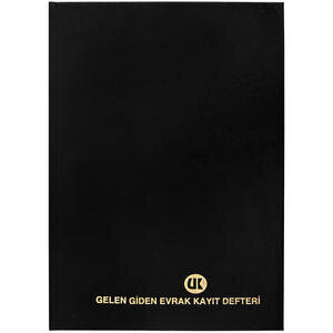 UK Gelen Giden Evrak Kayıt Defteri 96 Yaprak 22.5 cm x 31 cm