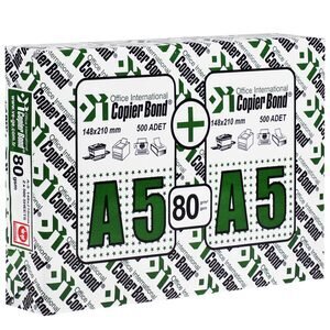 Copier Bond A5 Fotokopi Kağıdı 80 g 1 Paket (1.000 Sayfa)