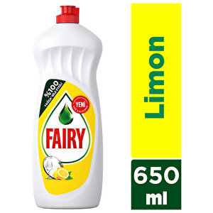 Fairy Elde Yıkama Bulaşık Deterjanı Limon 650 ml buyuk 2