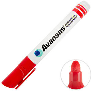 Avansas 906 Tahta Kalemi Kırmızı