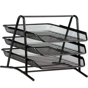 Avansas 948 Metal Evrak Rafı 3'lü Siyah