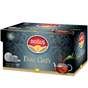 Doğuş Demlik Poşet Çay Earl Grey Bergamot Aromalı 3,2 gr 100'lü buyuk 1