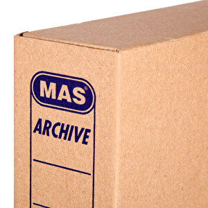 Mas 8202 Karton Arşivleme Kutusu Çift Yönlü 32 cm x 24.5 cm x 7 cm 10&#039;lu Paket