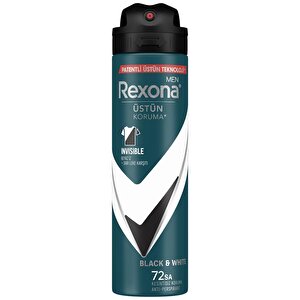 Rexona Men Black & White Sprey Deodorant 150 ml buyuk 1