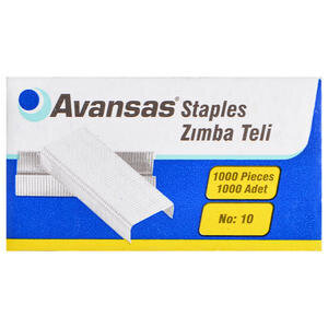 Avansas AY16 Zımba Teli  No:10 1000'li Kutu