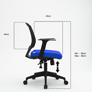 Avansas Comfort Reks Çalışma Koltuğu Mavi buyuk 5
