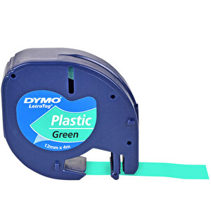 Dymo Letratag Plastik Etiket 12 mm x 4 m Yeşil buyuk 3