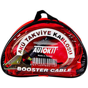 Autokit FA1-014 Şeffaf Akü Takviye Kablosu