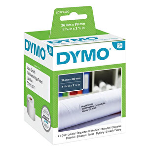 Dymo 99012 LW Adres Etiketi 89 mm x 36 mm 520 Etiket buyuk 1