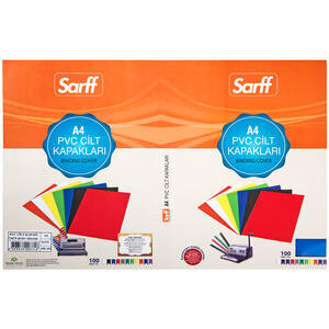 Sarff Cilt Kapağı Pvc 160 Mikron Mavi A3 100’lü Paket