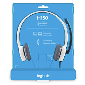 Logitech H150 Kablolu Stereo Kulaklık - Beyaz buyuk 7