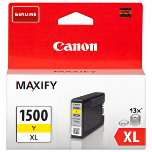 Canon 9195B001 PGI-1500XL Y Sarı (Yellow) Kartuş buyuk 1