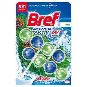 Bref Power Aktiv Katı Klozet Blok Çam Kokulu 2'li Paket