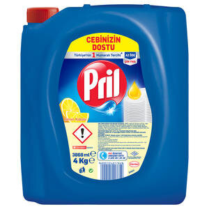 Pril Sıvı Bulaşık Deterjanı Limon 4 kg