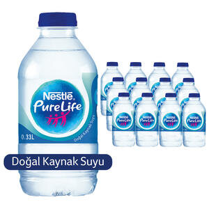 Nestle Pure Life Su 0,33 litre Pet Şişe 12'li