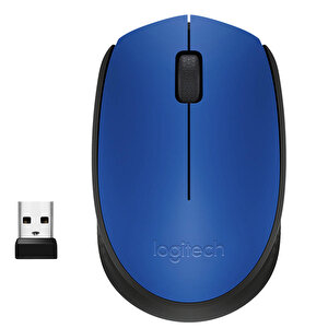 Logitech M171 USB Alıcılı Kablosuz Kompakt Mouse - Mavi buyuk 1