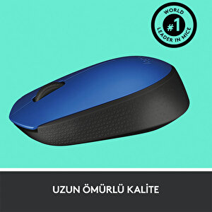 Logitech M171 USB Alıcılı Kablosuz Kompakt Mouse - Mavi buyuk 5
