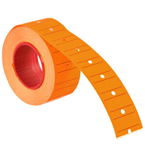 Tanex Motex Çizgili Turuncu 12 mm x 21 mm Fiyat Etiketi 24'lü Paket buyuk 4