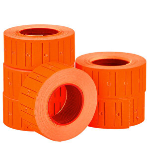 Tanex Motex Çizgili Kırmızı 12 mm x 21 mm Fiyat Etiketi 24'lü Paket buyuk 3