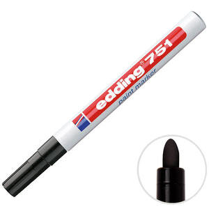 Edding 751 Boya Marker Kalem Siyah