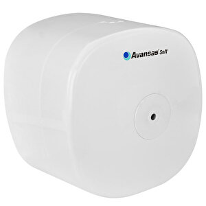 Avansas Soft Mini İçten Çekmeli Tuvalet Kağıdı Dispenseri Beyaz buyuk 2