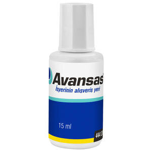 Avansas Av1510 Sıvı Düzeltici Daksil 15 ml