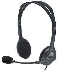 Logitech H111 Tek Jack Mikrofonlu Kulaklık 981-000593 buyuk 1