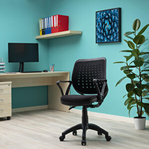 Avansas Comfort Saturn Fileli Çalışma Koltuğu Siyah buyuk 3