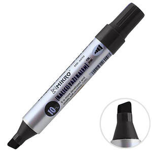 Mikro Mr6010 Jumbo Permanent Marker Koli Kalemi Siyah Renk
