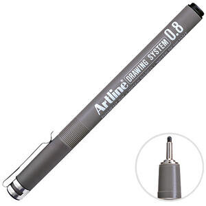 Artline 238 Çizim Kalemi 0.8 mm Siyah