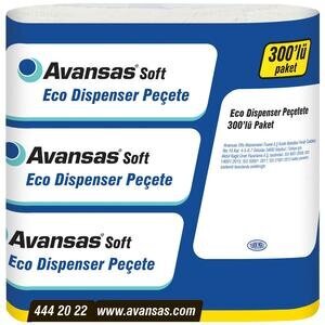 Avansas Soft Eco Masaüstü Dispenser Peçete 17 cm x 21 cm 12'li Koli