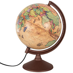 Globe 44261 Işıklı Antik Küre 26 cm buyuk 1