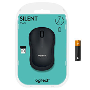 Logitech M220 Silent Kablosuz Mouse Siyah (Charcoal) 910-004878 buyuk 6