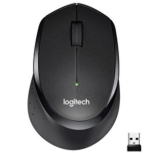 Logitech M330 Sessiz Kablosuz Optik Mouse - Siyah buyuk 1