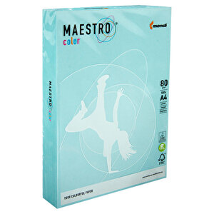 Maestro Color A4 Mavi Fotokopi Kağıdı 80 gr 1 Paket (500 Sayfa) buyuk 1