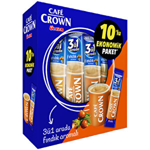 Cafe Crown 3'ü 1 Arada Fındıklı Kahve 18 gr 10'lu Paket buyuk 1