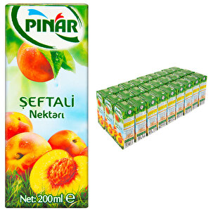 Pınar Meyve Suyu Şeftali 200 ml 27'li buyuk 1